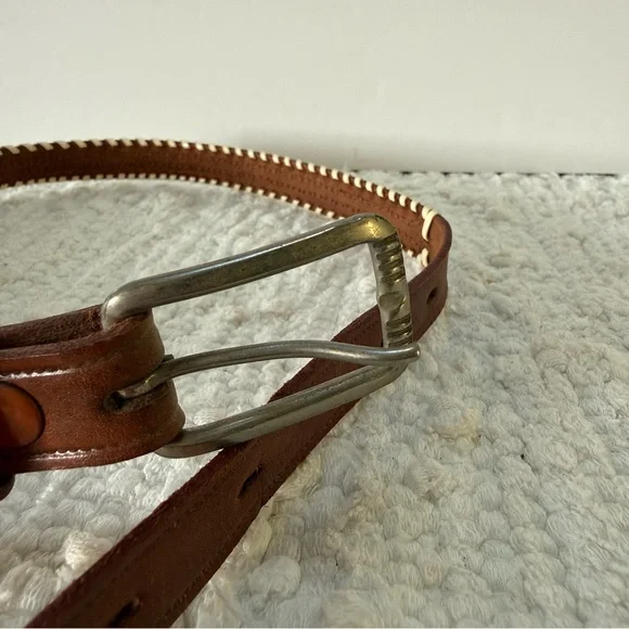 VTG 60s/70s Hand Tooled/Beaded Native Belt 26” Thunderbird Indian Belt - Picture 3 of 8